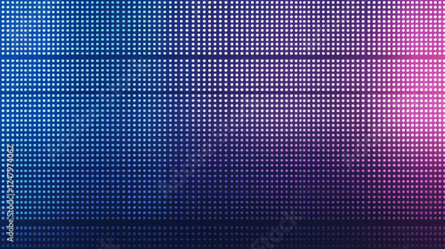 Wallpaper Mural LED video wall screen texture background, blue and purple color light diode dot grid tv panel, lcd display with pixels pattern, television digital monitor, Realistic 3d vector illustration Torontodigital.ca