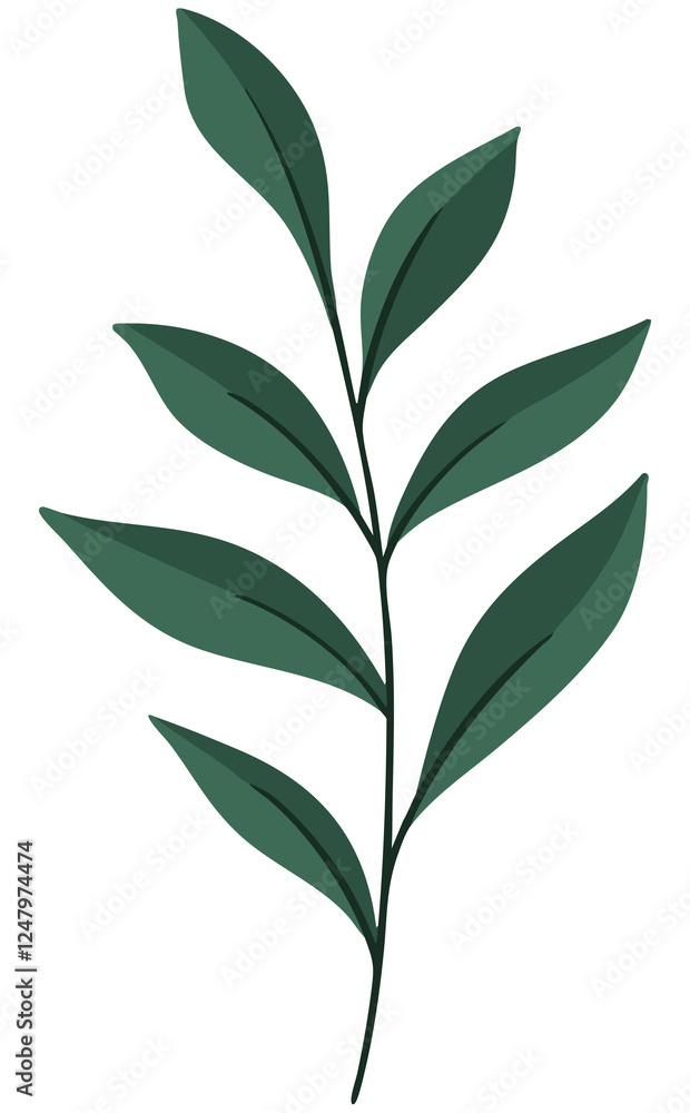 Naklejka premium 나뭇잎