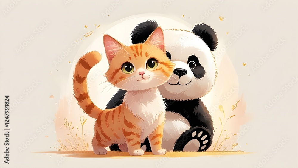 Fototapeta premium cute wallpaper design