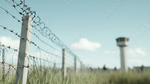 Barbed Wire Fence and Watch...
