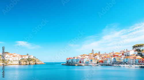 Coastal Town Seascape: A pi...