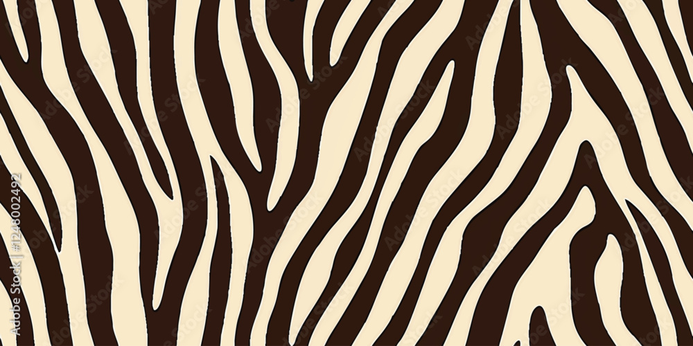 Vector illustration of seamless zebra pattern, zebra print with black and white stripes, monochrome seamless pattern. Vector animal skin print. Fashion stylish organic texture Vector illustration of seamless zebra pattern, zebra print with black and white stripes, monochrome seamless pattern. Vector animal skin print. Fashion stylish organic texture