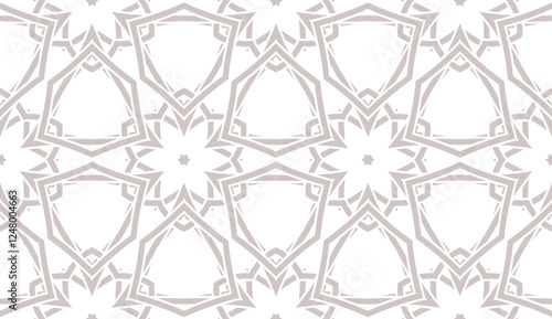 Geometric pattern. Seamless line art design. Vector illustration. For the design, printing, presentations, wallpapers