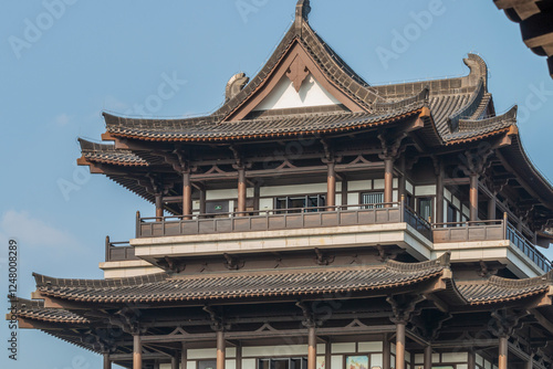 Wallpaper Mural close-up of traditonal pavilion in the park, Torontodigital.ca