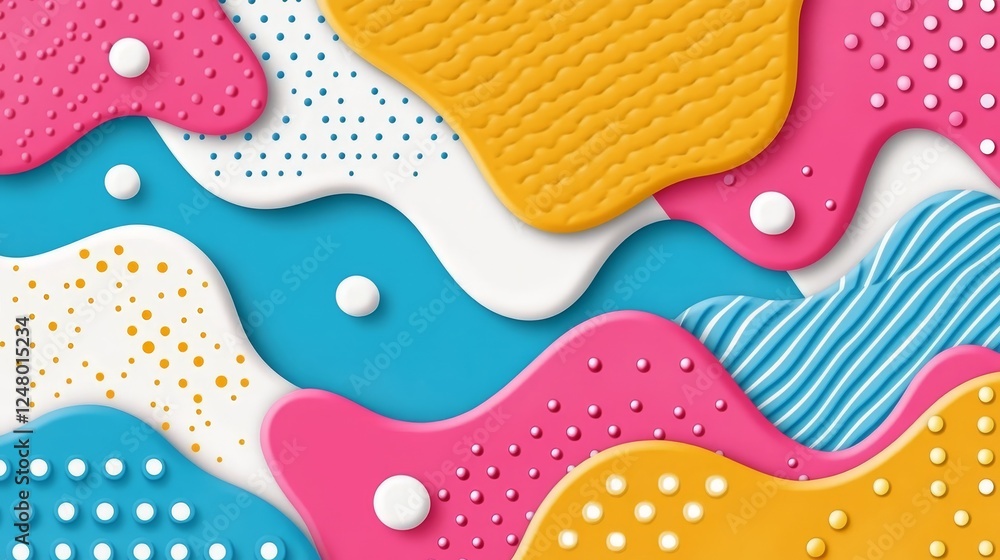 Abstract Colorful Shapes Background Design Trendy Fluid Texture Pattern Abstract Colorful Shapes Background Design Trendy Fluid Texture Pattern