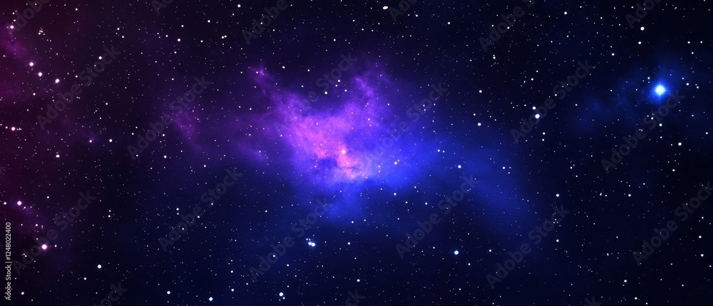 Ethereal beauty of the universe showcased through a nebula. Ethereal beauty of the universe showcased through a nebula.