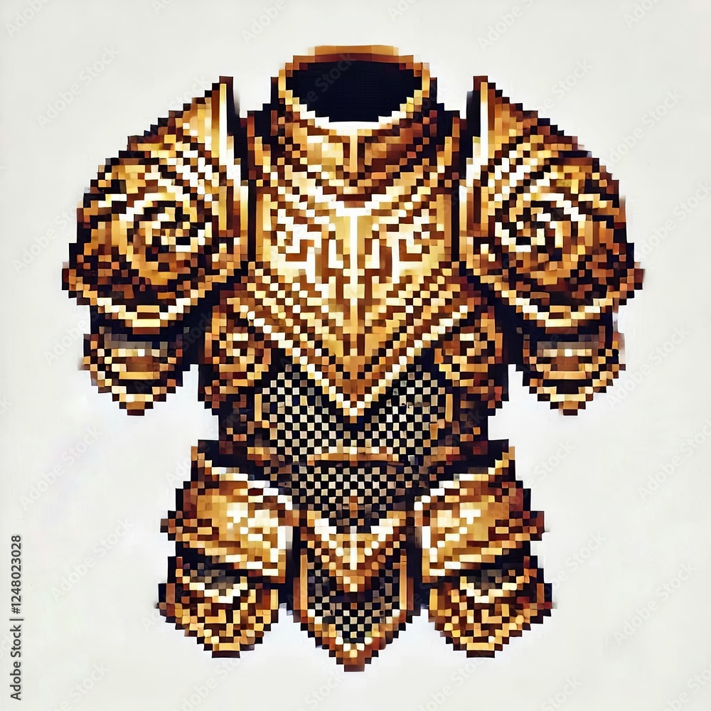 Obraz premium Royal Knight’s Golden Armor