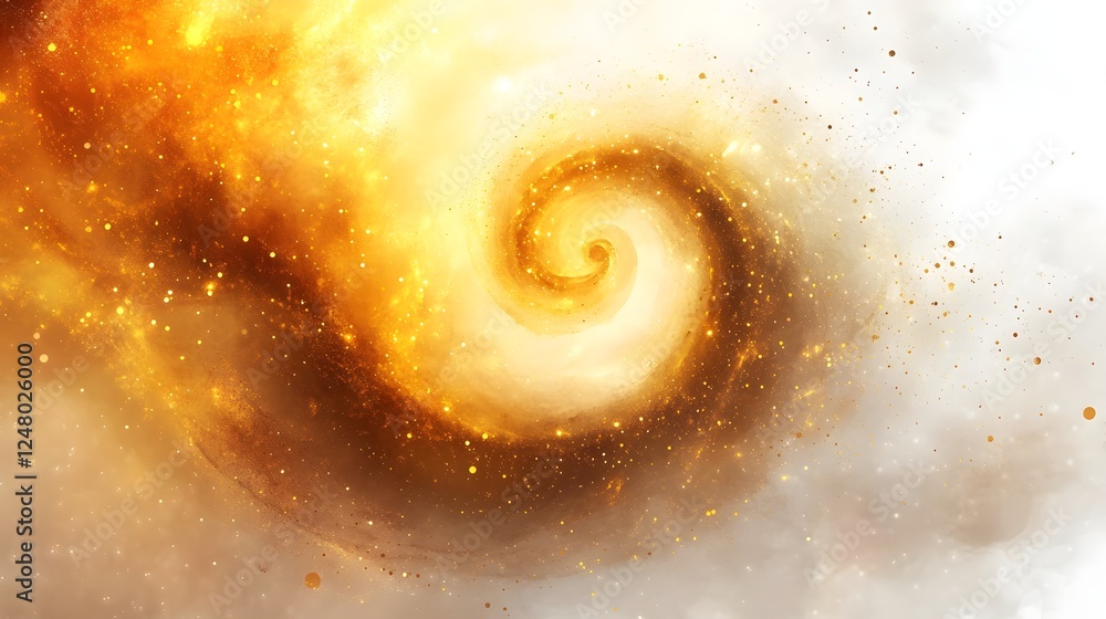 Obraz premium Captivating Cosmic Swirl Vibrant Celestial Explosion of Energy and Light