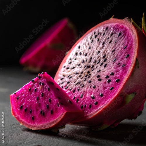 Close-up of Sliced Dragon F...