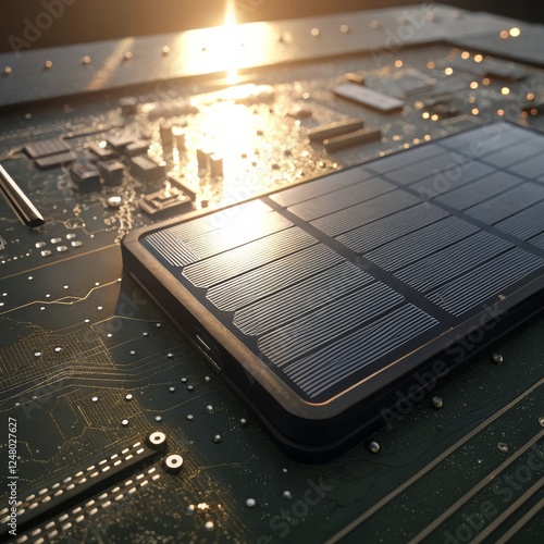 Solar Panel on Circuit Boar...