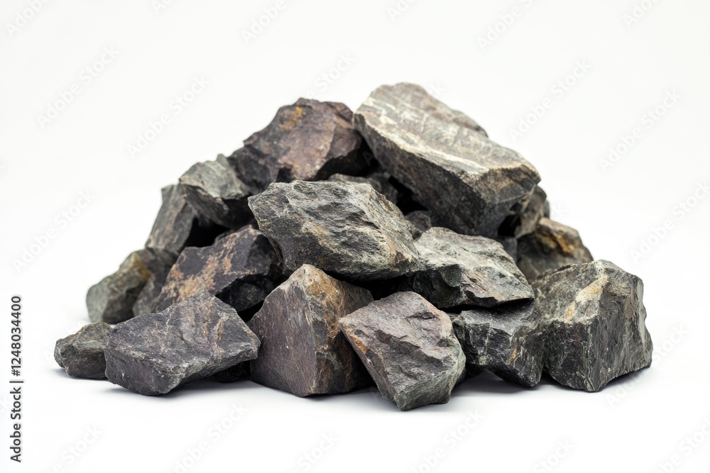 A collection of rocks arranged on a clean and flat surface, ideal for use in commercial or editorial contexts A collection of rocks arranged on a clean and flat surface, ideal for use in commercial or editorial contexts