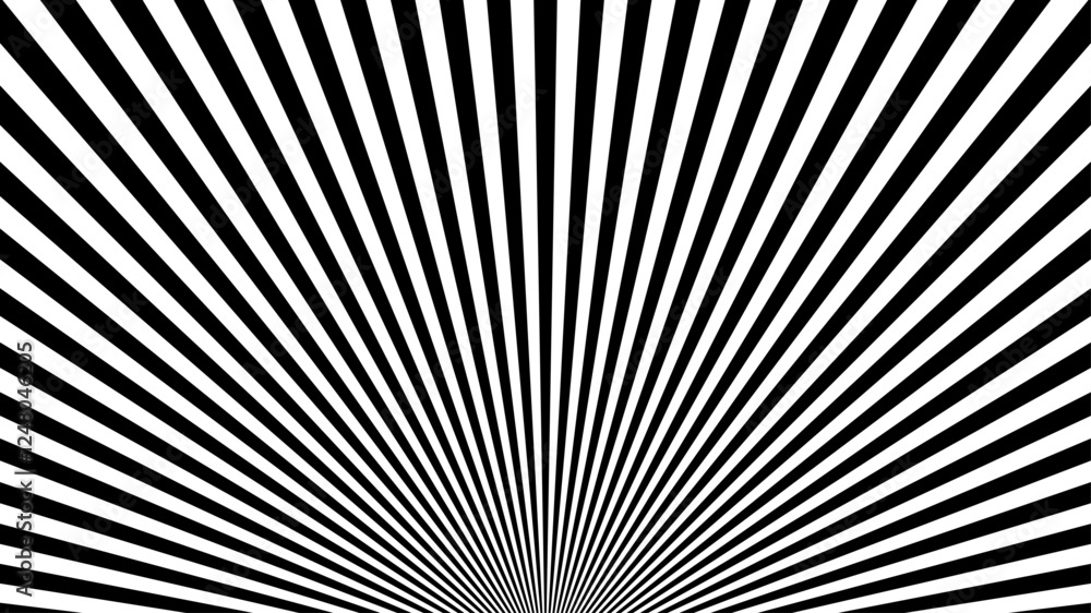 Obraz premium 放射線 黒 背景 シンプル ベクター イラスト