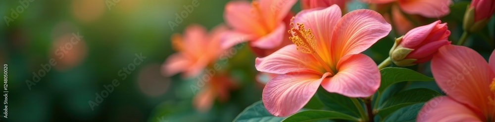 A sprig of green leaves is nestled among the petals of a flower, floral, nature A sprig of green leaves is nestled among the petals of a flower, floral, nature