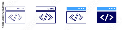 Innovation development icon in 4 different styles. Thin Line, Line, Bold Line, Duotone. Duotone style. Editable stroke
