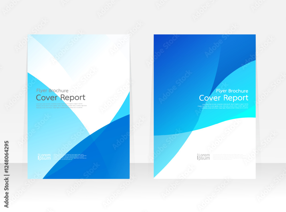 Fototapeta premium Cover Report Brochure Flyer Banner Pattern background.