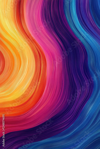 Multi-colored sound wave background photo