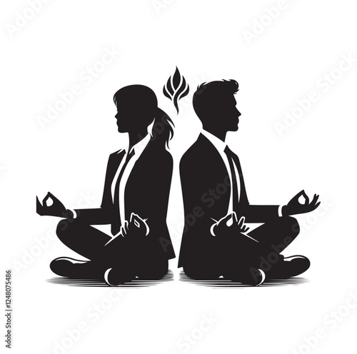ATV four wheeler riding silhouette vector illustration