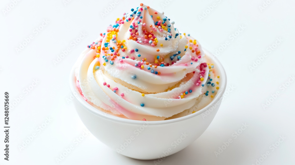 Amazing picture of Sweet Ice Cream with white background Amazing picture of Sweet Ice Cream with white background