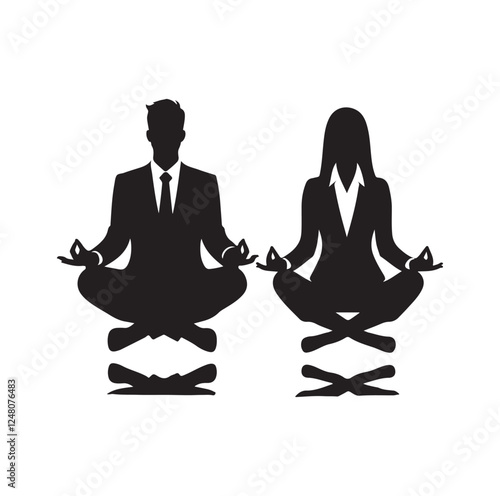 ATV four wheeler riding silhouette vector illustration