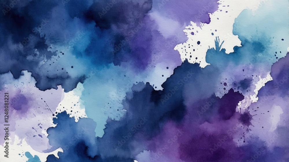 A Soft and Serene Abstract Watercolor Canvas A Soft and Serene Abstract Watercolor Canvas