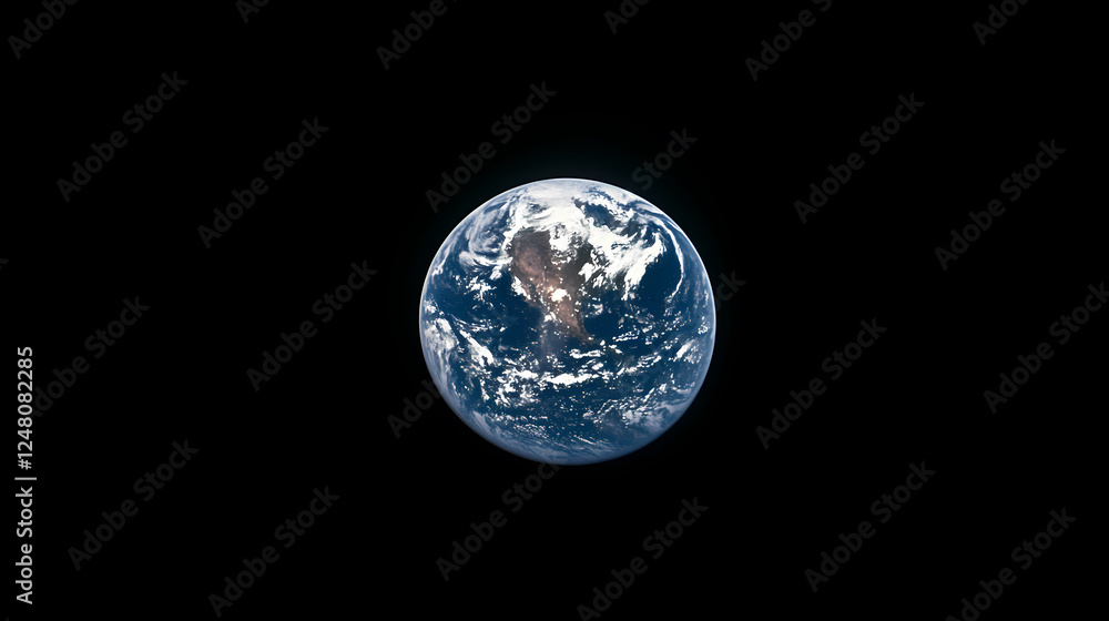 Earth in the profound starry sky Earth in the profound starry sky