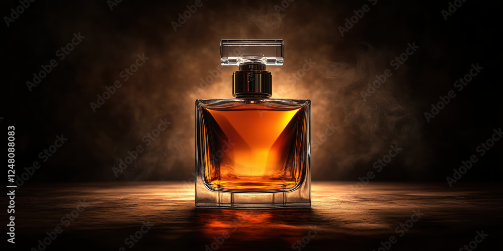 cologne bottle with a dramatic lighting cologne bottle with a dramatic lighting