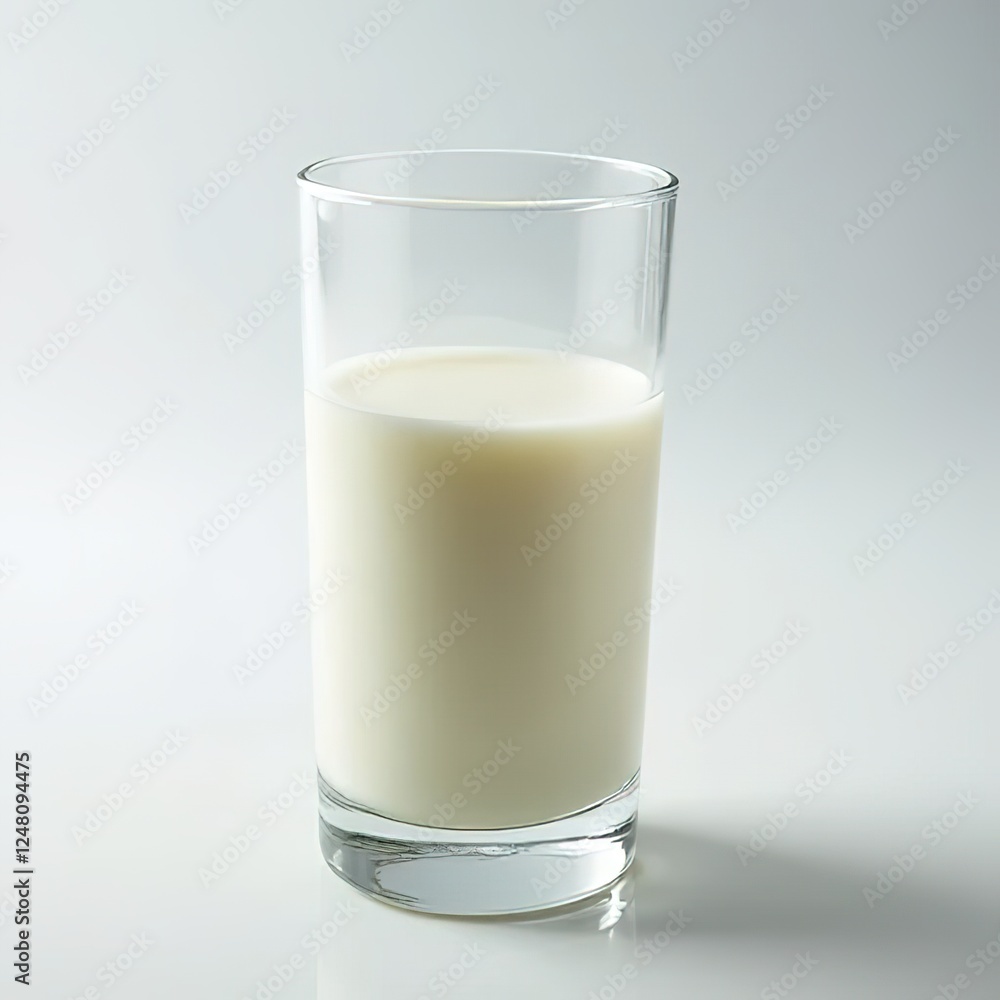 Half a glass of cow milk Half a glass of cow milk