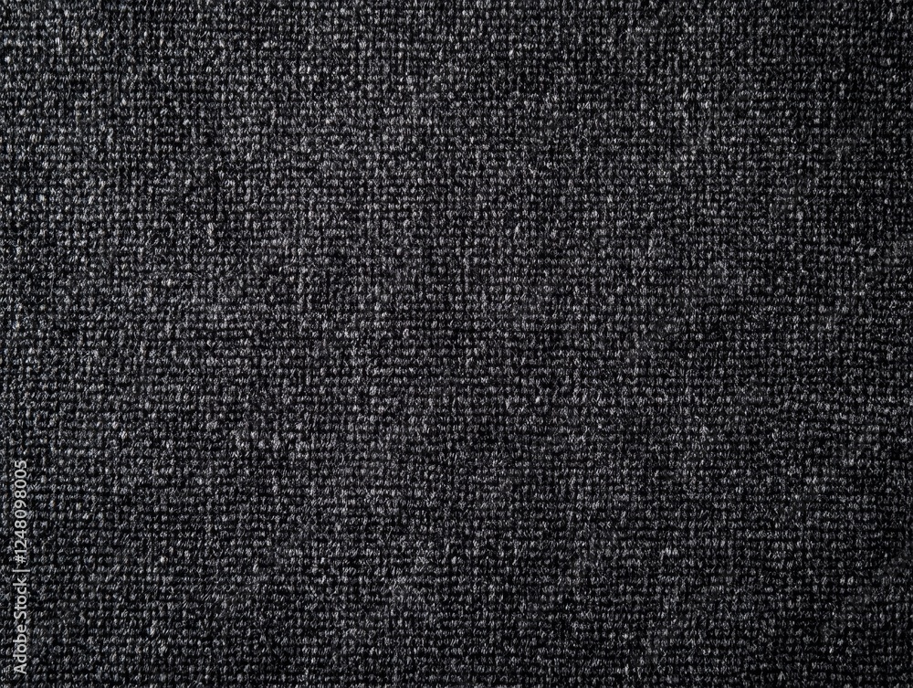 Dark gray textured fabric closeup, studio shot, background blurred Dark gray textured fabric closeup, studio shot, background blurred