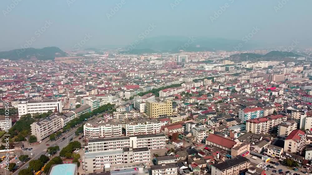 Discover aerial views of Fengqiao Town in Zhuji City, Zhejiang Province, capturing urban life and landscapes Discover aerial views of Fengqiao Town in Zhuji City, Zhejiang Province, capturing urban life and landscapes
