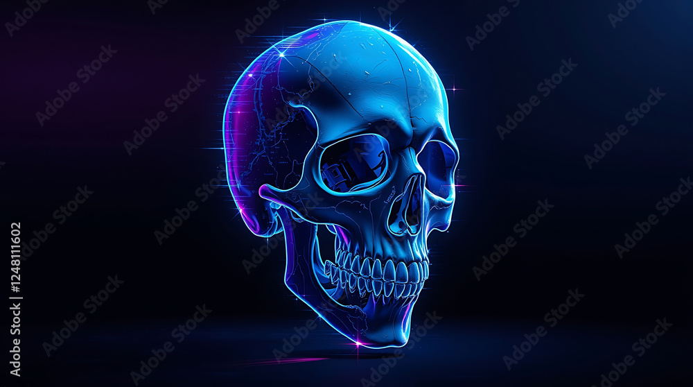 X ray of human skull X ray of human skull