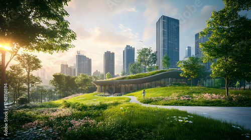 A Harmonious Blend of Nature and Modern Architecture in Urban Settings