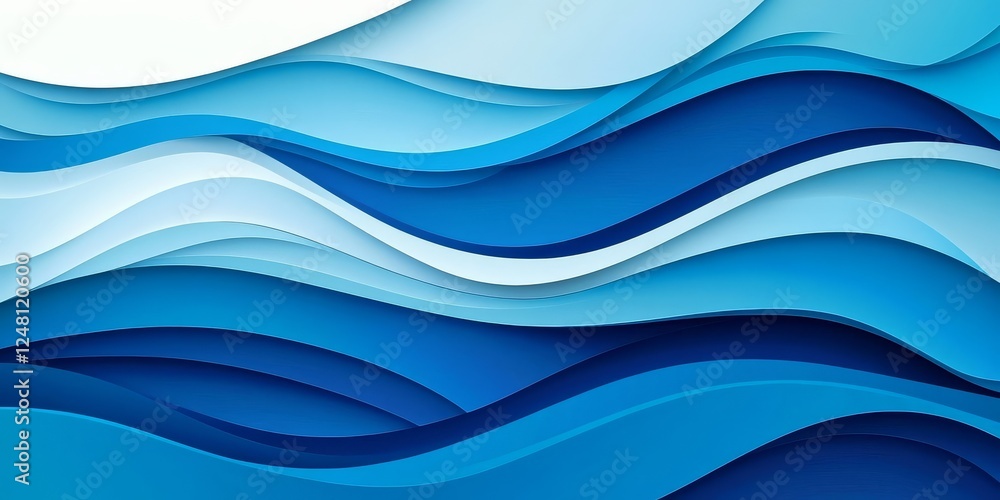 Abstract blue wave design for dynamic backgrounds. Abstract blue wave design for dynamic backgrounds.