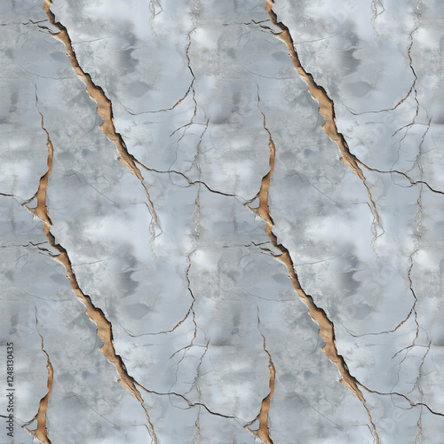 cracked stone wall background. seamless pattern