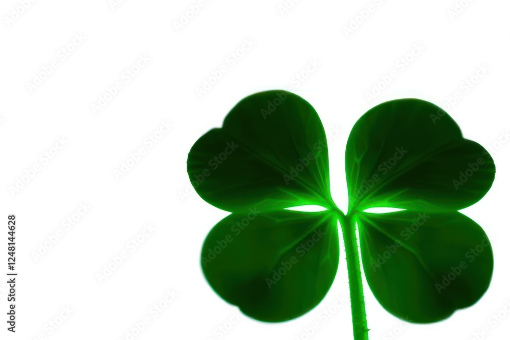 The bright green shamrock clover showcases its iconic three leaves, symbolizing good luck and the spirit of St. Patrick's Day in a natural setting The bright green shamrock clover showcases its iconic three leaves, symbolizing good luck and the spirit of St. Patrick's Day in a natural setting
