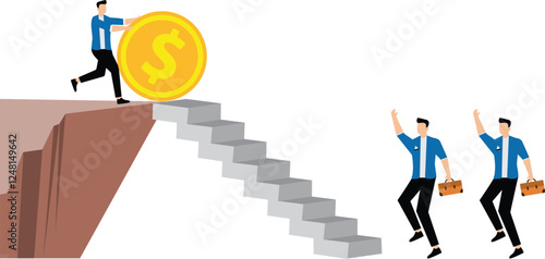 Make money. US dollar inflation, depreciation of the US dollar.Currency crisis