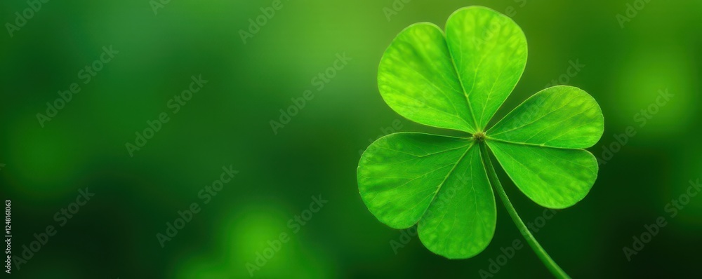 Intricate four-leaf clover, crisp edges, bright green hue , photography, isolated Intricate four-leaf clover, crisp edges, bright green hue , photography, isolated