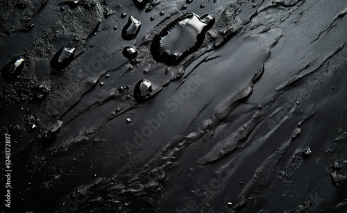 water drops on black background