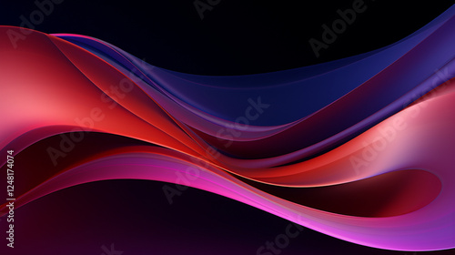 High-Resolution Abstract Digital Artwork Showcasing Fluid Gradients and Smooth Transitions Background Wallpaper