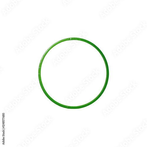 abstract green circle isolated on white