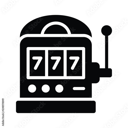 Get this amazing icon of slot machine in moderns style