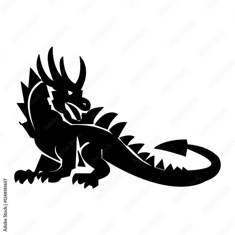 Obraz premium Dragon icon