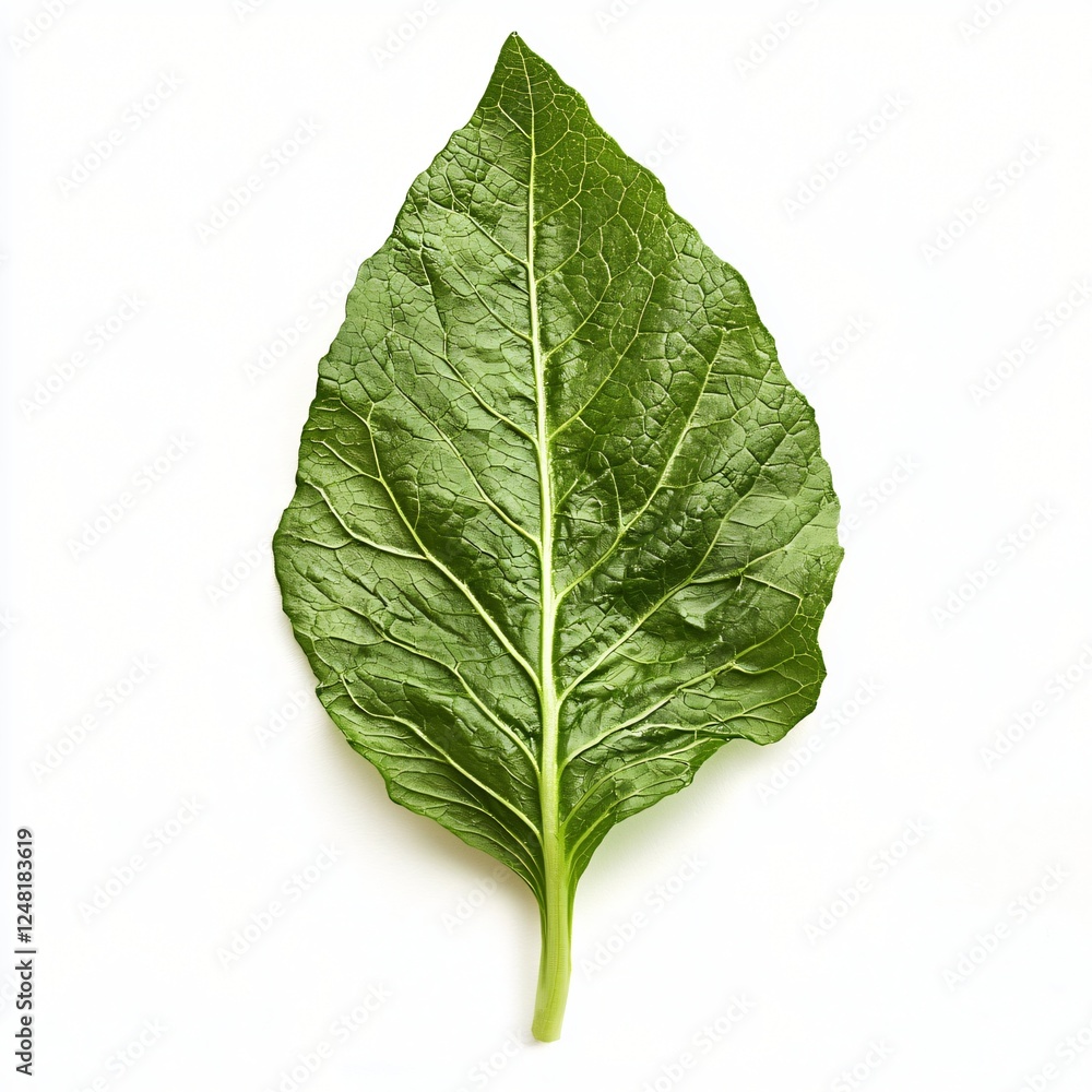 Obraz premium green leaf isolated on white