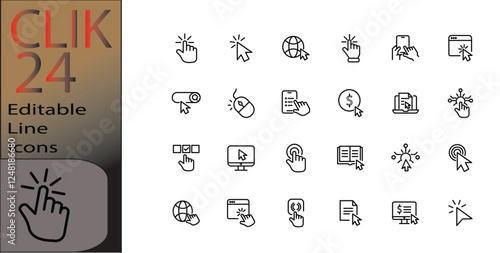 clik icon set cannot be edited already expanded and merged