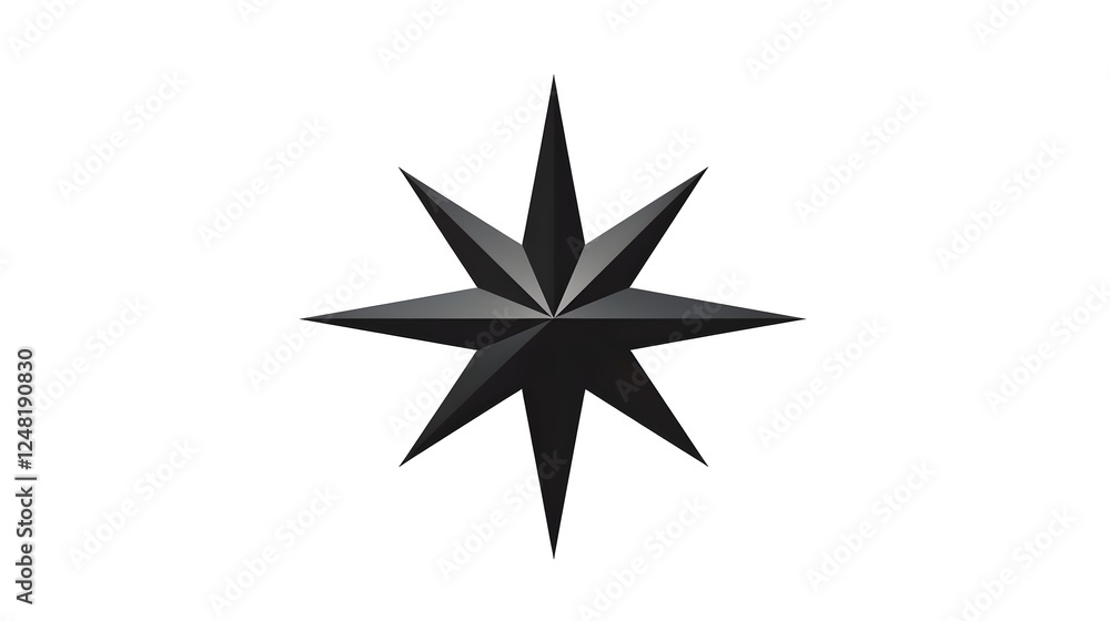 Minimalist black star icon centered on a plain white background This simple abstract graphic design element can be used for various creative and digital projects such as branding web design Minimalist black star icon centered on a plain white background This simple abstract graphic design element can be used for various creative and digital projects such as branding web design