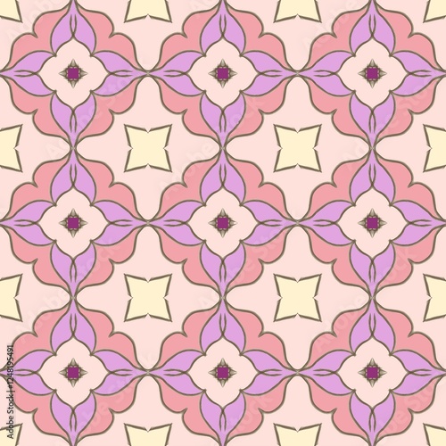seamless pattern with flowers
