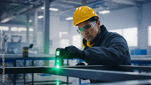 Precision Metalwork Inspection or Laser Measuring Frame Dimensions