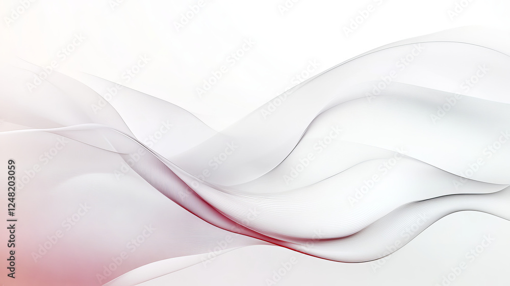 Naklejka premium Business background, blank with transparent strip, waves