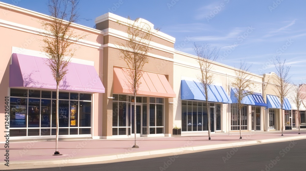 The bright pink color came later, but the store was closed and quiet everywhere, full of business fluctuations and business unknowns. The bright pink color came later, but the store was closed and quiet everywhere, full of business fluctuations and business unknowns.