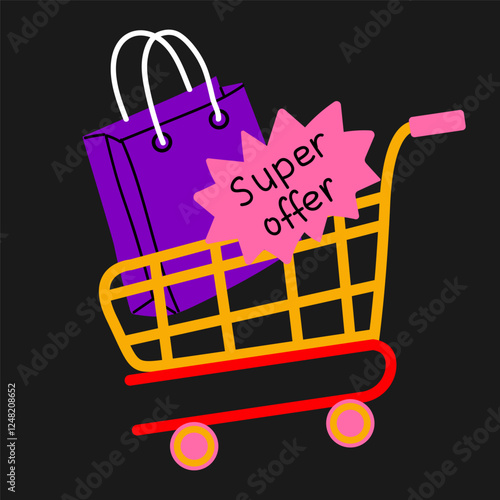 Exciting Shopping Cart featuring a fantastic Super Offer Promotion for consumers to explore