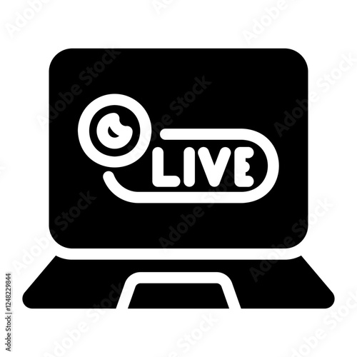 live streaming Solid icon